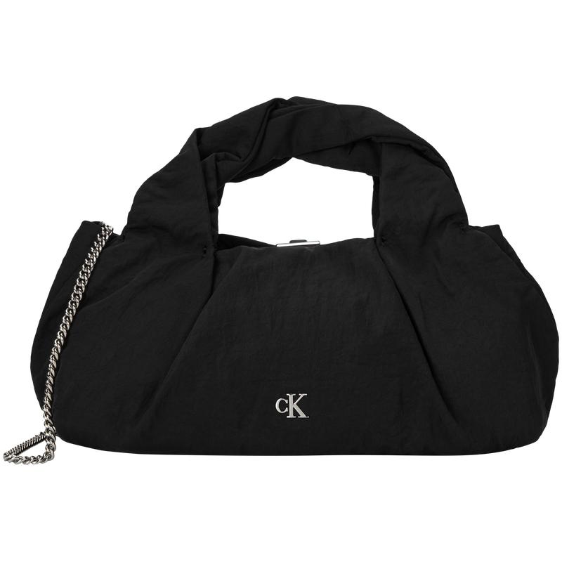 New CALVIN KLEIN Fabric Cloud Bag, Handbag Medium Women's Space Black 4K3094G-UB1