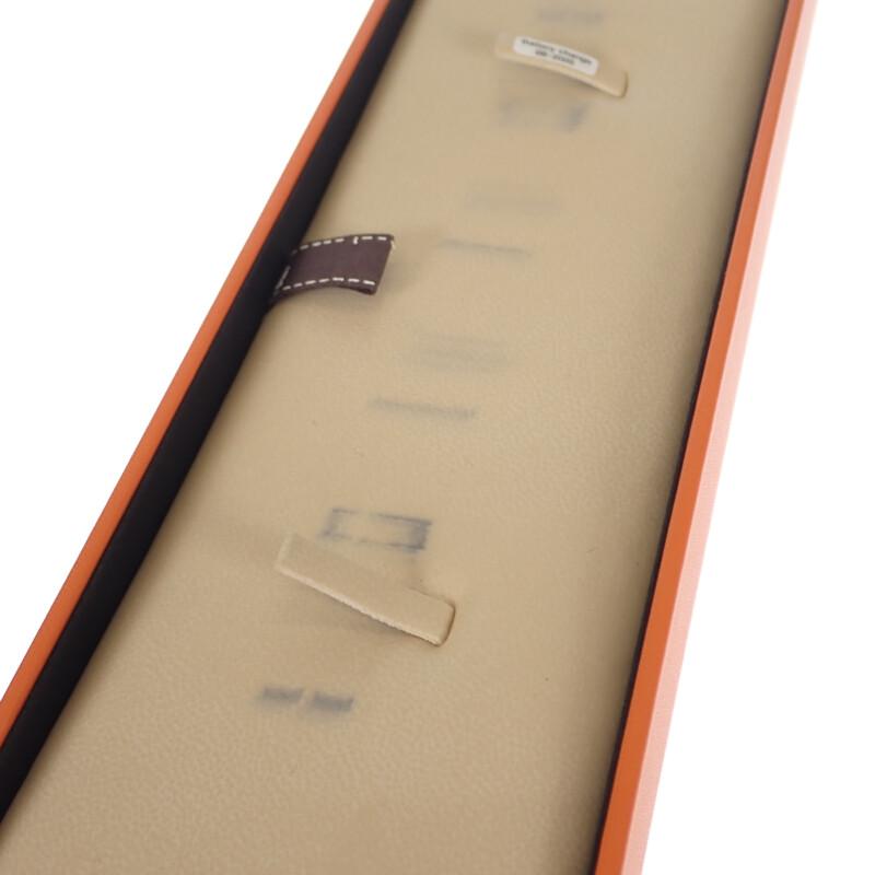 HERMES PA1.210 Watches Stainless Steel/leather Women SilverDial