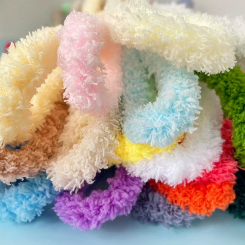 4pcs Set, 39.37 Inches, 1 M, 5 Color Series, Multi-functional Flexible Coral Fleece Pipe Cleaner, Suitable for DIY Handicrafts
