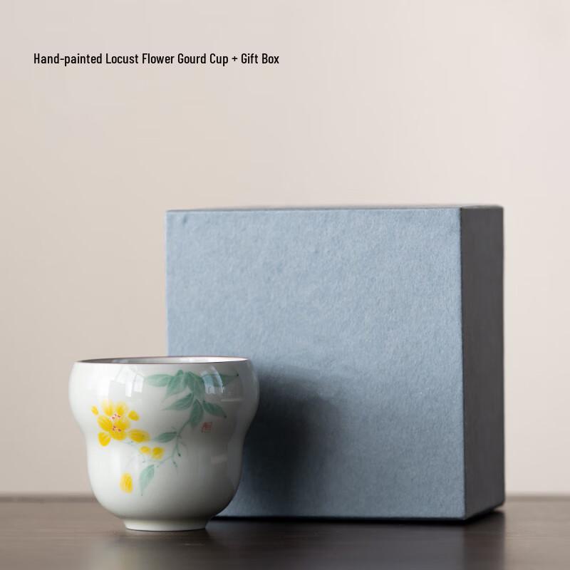 Hand-Painted Ceramic Kung Fu Teacup