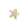 Micro-Inlaid Letter Bracelet Connector for DIY Necklace/Bracelet Accessories
