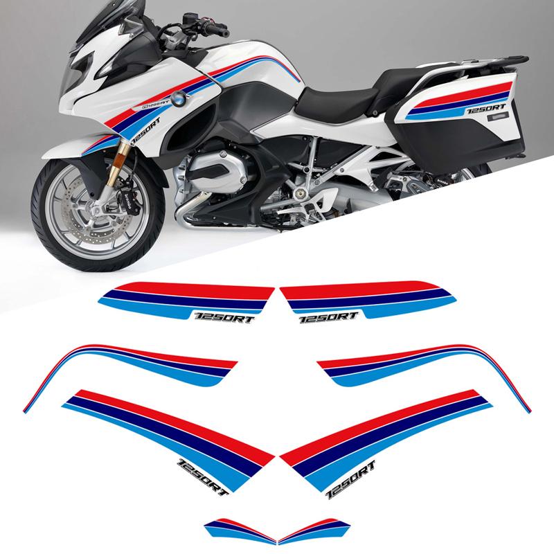 For BMW R 1250 R1250RT R1250 RT Stickers Decal Tail Side Luggage Cases Box Trunk Tank Pad Protector Knee Kit Emblem Badge Logo