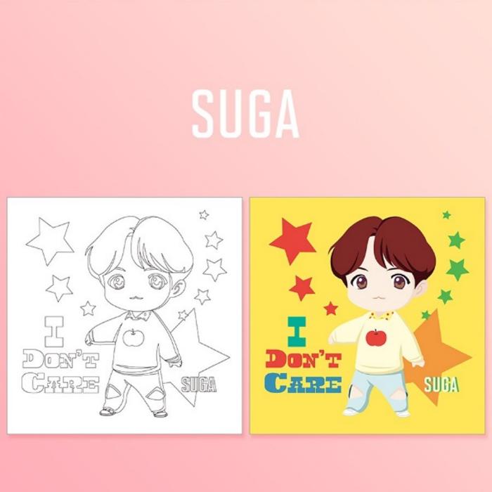 BTS BTS CHARACTER DIY PAINTING 25 X 25