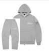 Alcatraz Unisex Hip Hop Streetwear Hoodie & Reißverschluss-Hosen-Set