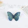Embroidered Fabric Butterfly Brooch