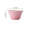 Japanese Ceramic Bowl Rainbow Gradient Color Rice Bowl Fruit Salad Snack Ramen Bowls Kitchen Dessert Salad Steamed Egg Bowls
