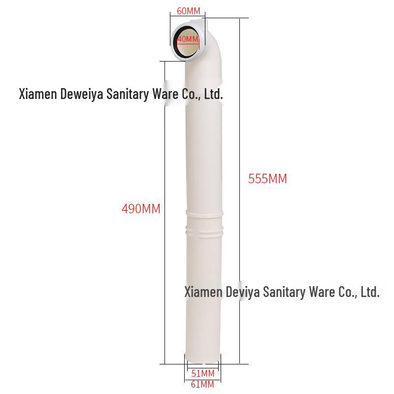 

Universal Toilet Water Tank Flushing Elbow Pipe