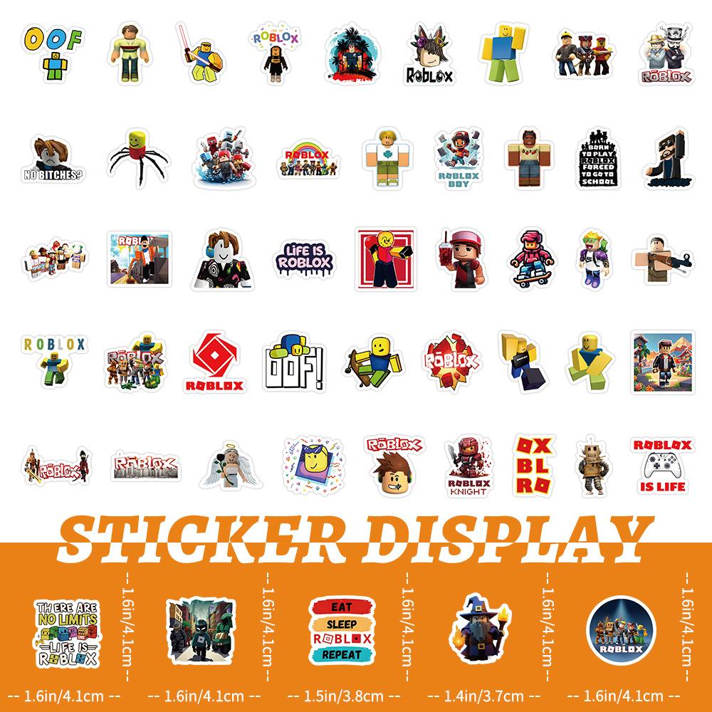 New Roblox 103 Sheets Of Classic Stickers, And Creative Decorations, Hand Books, Water Bottles, Waterproof Stickers