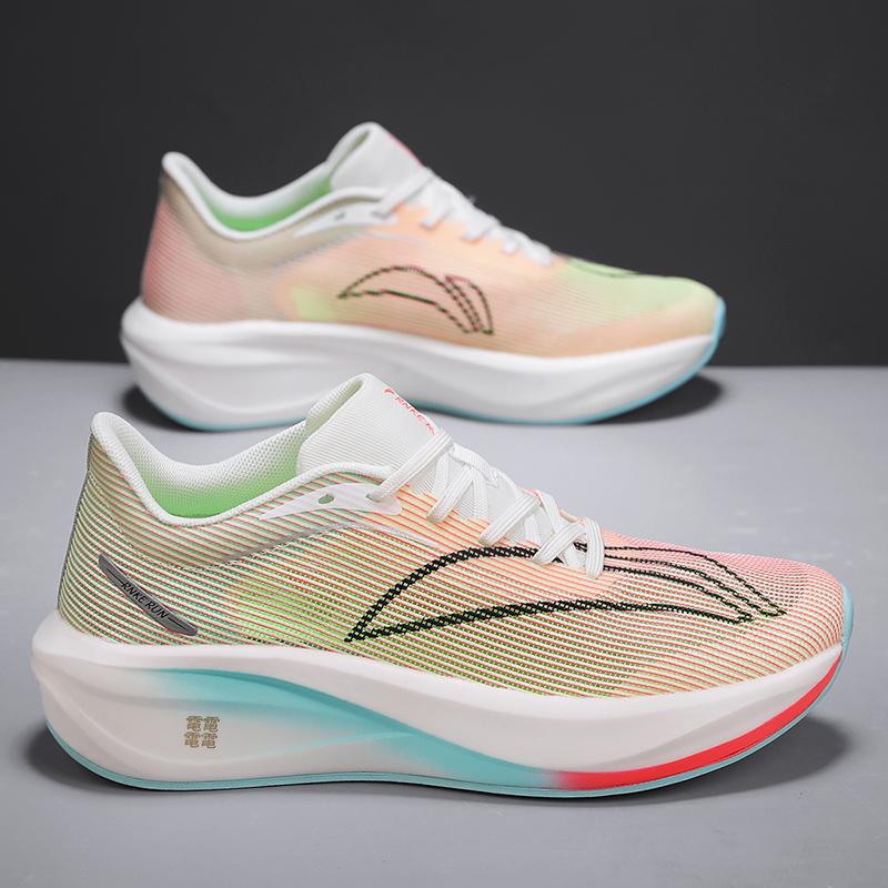 Activity Performance Shoes Fluorescent Green Light Dance Shoes Couple Soft-soled Sports Running Shoes Men's and Women's Walking Shoes 34-4