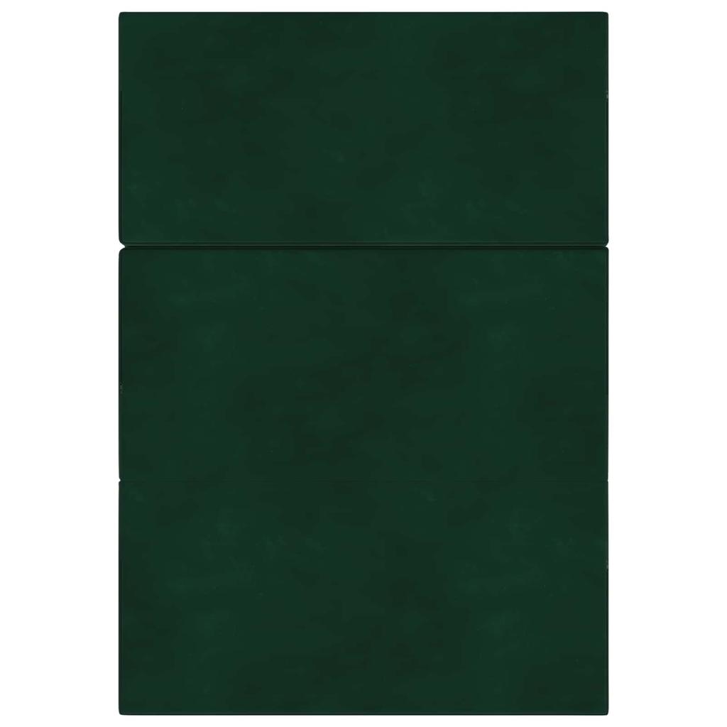 Folding Sofa Bed 120 x 67 x 45 cm Dark Green