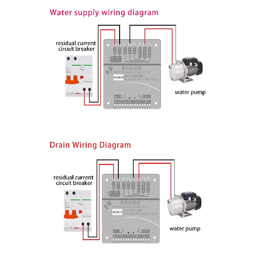 XKC-C382 Intelligent High And Low Automatic Water Supply Level Controller Water Replenishment Level Pumping Drainage Switch