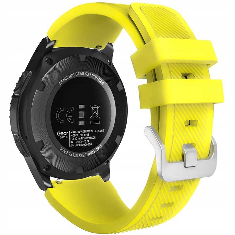 Sc Watchband 22Mm Yellow