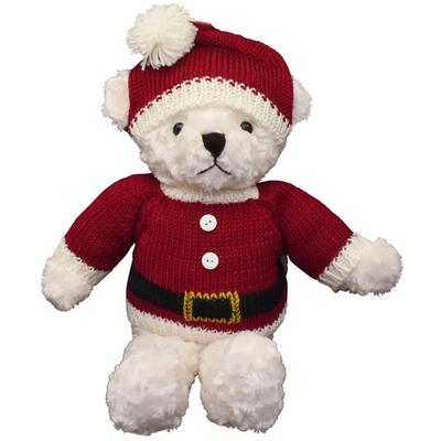 Canal Plush Factory Christmas Collection Christmas Sweater Bear Santa LL S020115 Santa's