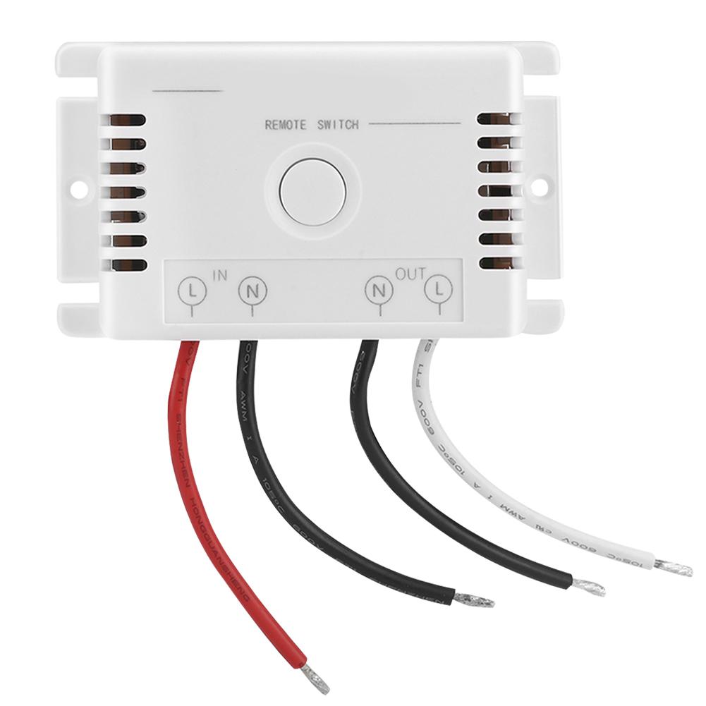 AC90 250V Intelligent Remote Control Manual Dual Channel Power Off Switch