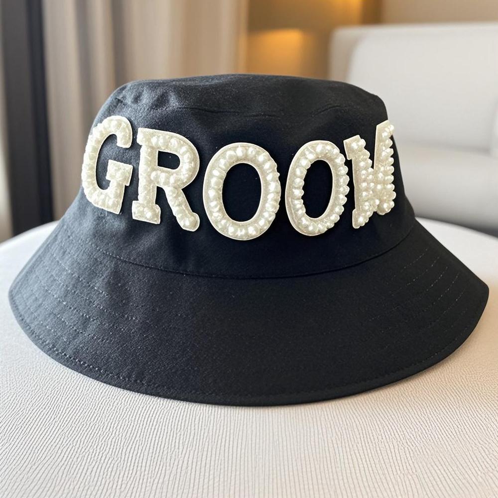 

Невеста Жених Жемчужная Буква Панама Пляжная Свадьба Девичник Свадебный Душ Украшение Миссис Мистер подарок Фотореквизит для Медового месяца