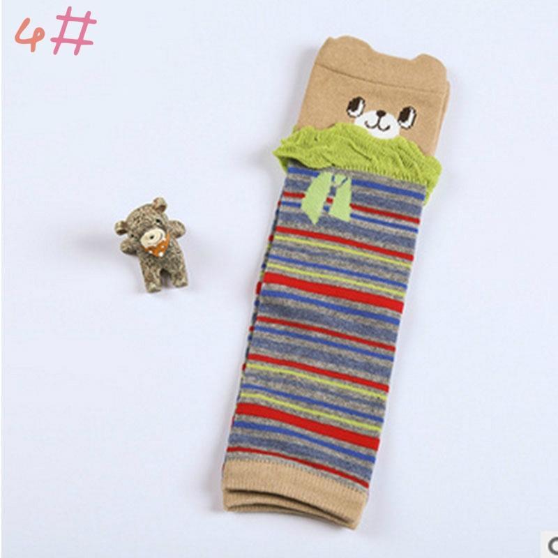 Baby Legs Warmer Cotton Cartoon Knee Childern Girl Baby Knee Pad Bow Soft Socks Children Accessories