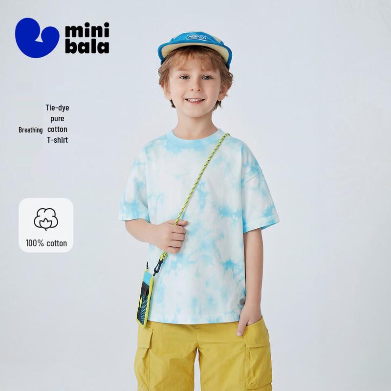 Minibala Kids  Tie-Dye Cotton T-Shirt 120