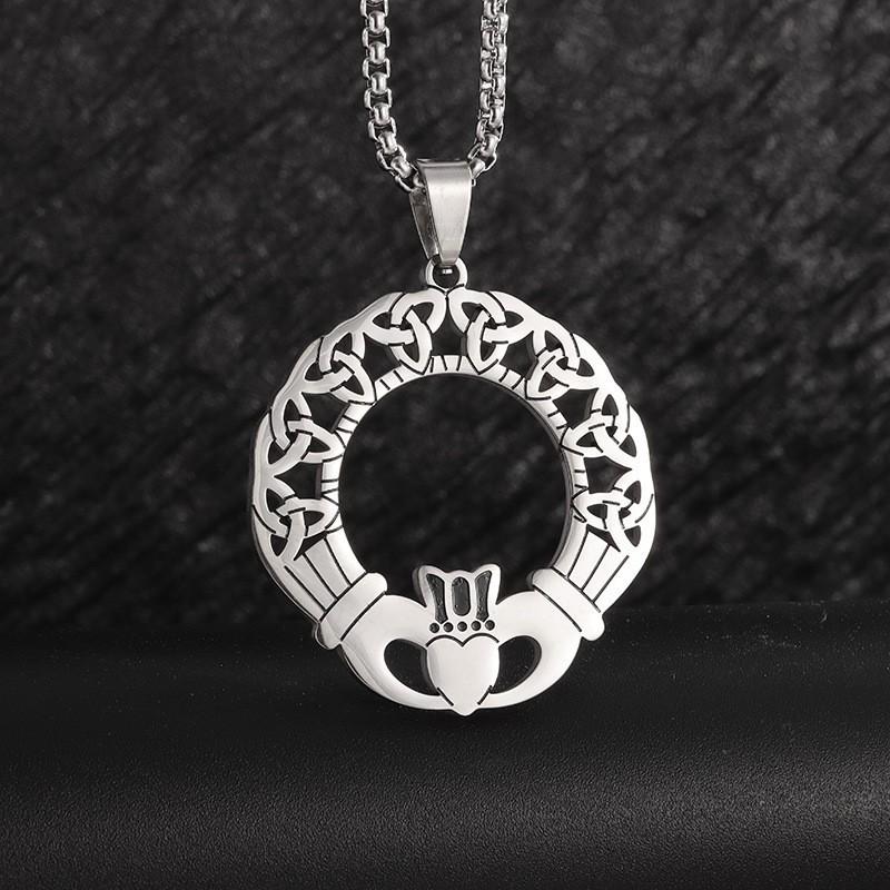 

Pendant Irish Hollow Pop Necklace 50CM срібний