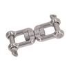 304 Stainless Steel Double Jaw Shackle Rustproof Universal Jaw Anchor Connector for Hardware Lifting Connection 12mm