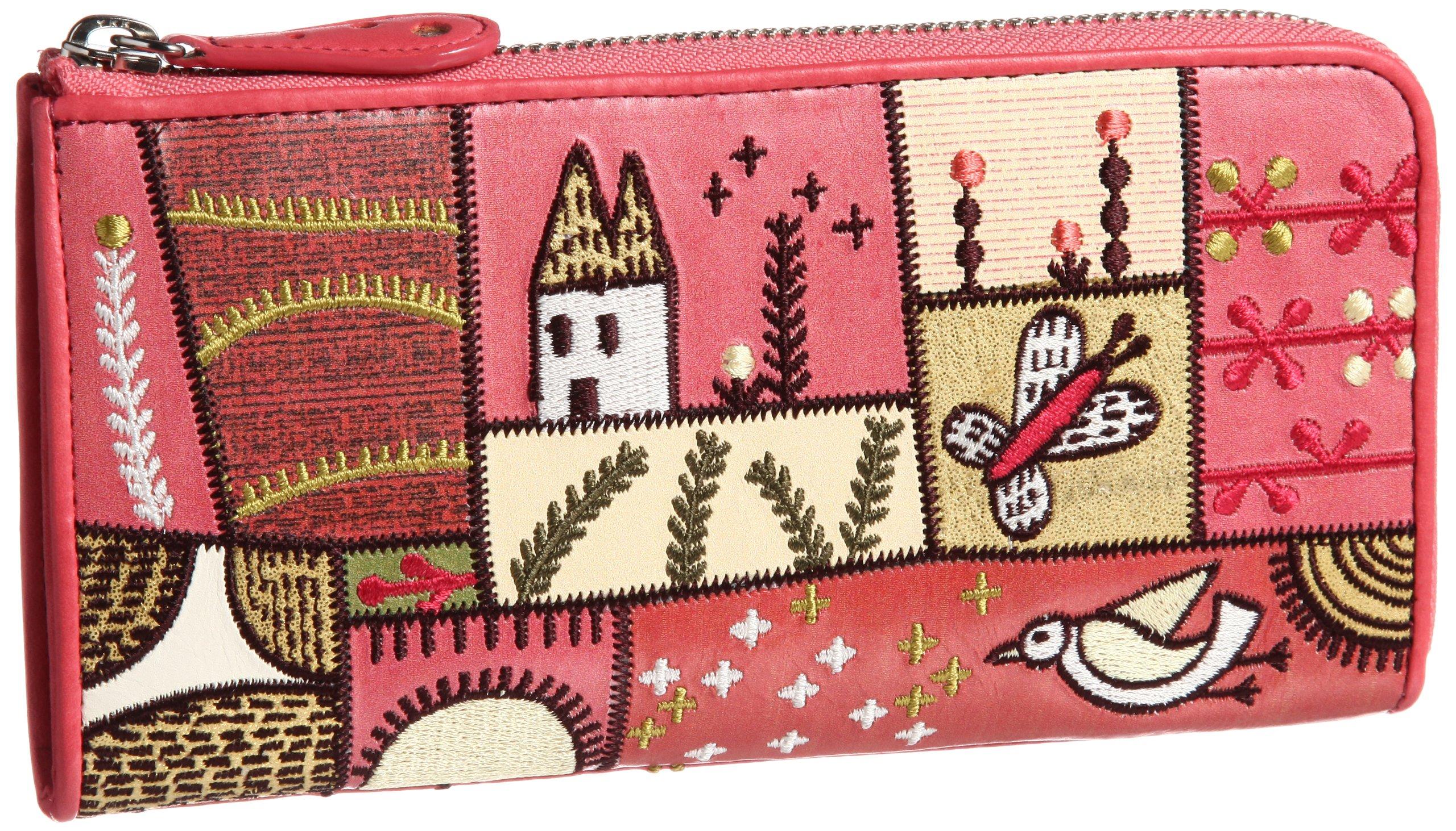 

Jocomomola External zipper type long wallet 5388003 32 [Hocomomola] [Campo] L-shaped (Pink) рожевий