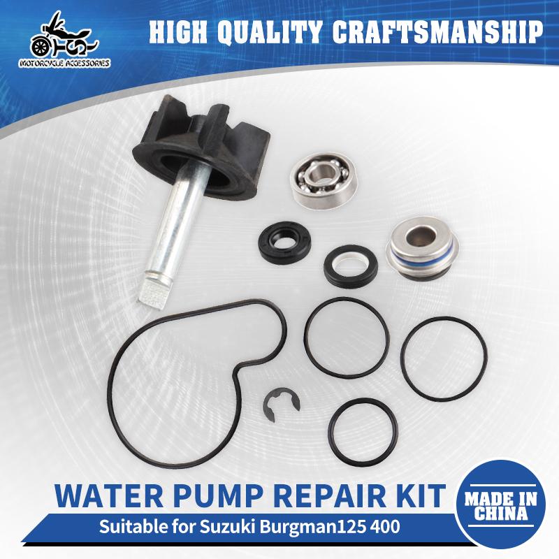 SJ Motorcycle Water Pump Repair Kit For Suzuki Burgman125 250 400 1998-2006 Epicuro125 150 1999-2001 Engine Parts Repair Kit