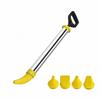 EnergyLion Mortar Grouting Gun, Caulking Gun, Pump Function, Stainless Steel, 5 Nozzles, Mortar