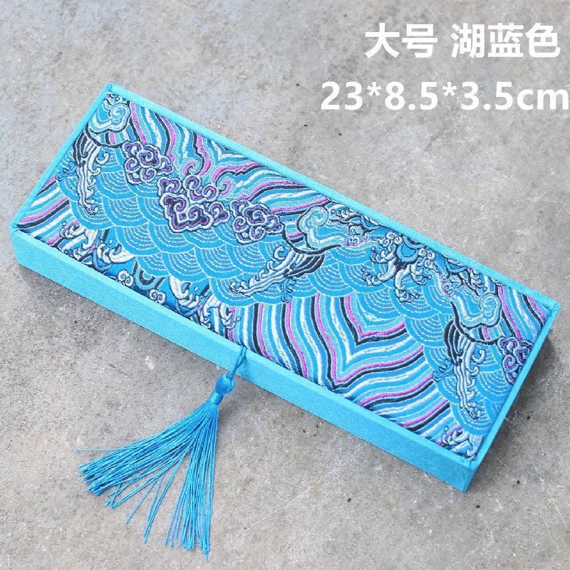 Chinese Style Rectangular Exquisite Tassel Brocade Box Gift Wrapping Available in Multiple Colors and Sizes Protect Your Jewelry
