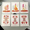 Squid Cake Tarot 9*6.5cm 78 Card Deck with Knights Riding Creatures, Quirky Faces and A Delicious Colour Palette