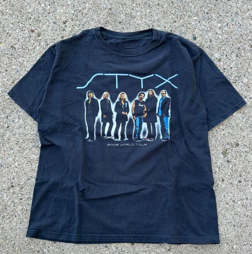 Vintage 2006 STYX 2006 World Tour T-shirt size S-5XL S