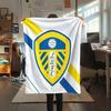 Leeds United, vzorovaná flanelová deka, vysoká kvalita, pohodlná pro všechna roční období, domácí dekorace, teplo a pohodlí, ideální jako dárek.