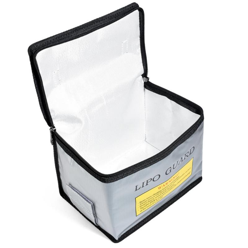 Fireproof Battery Safety Storage Bag Charging Port Design for Home Office Travel Electronics Protections