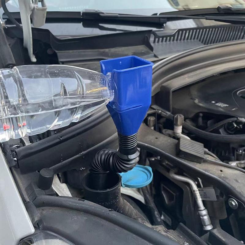 Plastic Car Motorcycle Refueling Gasoline Engine Oil Funnel Filter Conveying Tool Oil Change Funnel Accessories
