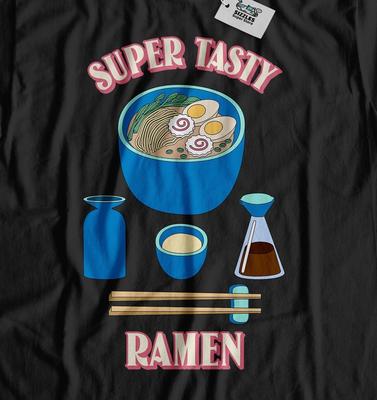 Unisex Funny Super Tasty Ramen Noodles T-Shirt Japanese Food Gifts