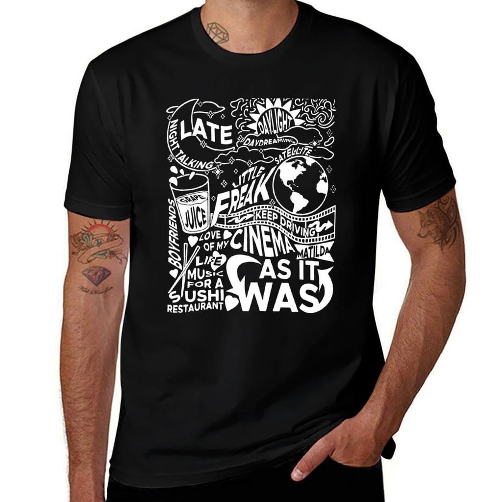 Harrys House Tracklist Tshirt Casual Street Style Short Sleeve Tee