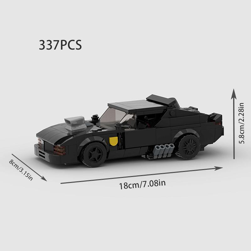 ГОРЯЧИЕ Moc V8 Interceptor Технические гоночные машины Городской спортивный автомобиль Строительные блоки Креативный гараж Детские игрушки Подарок