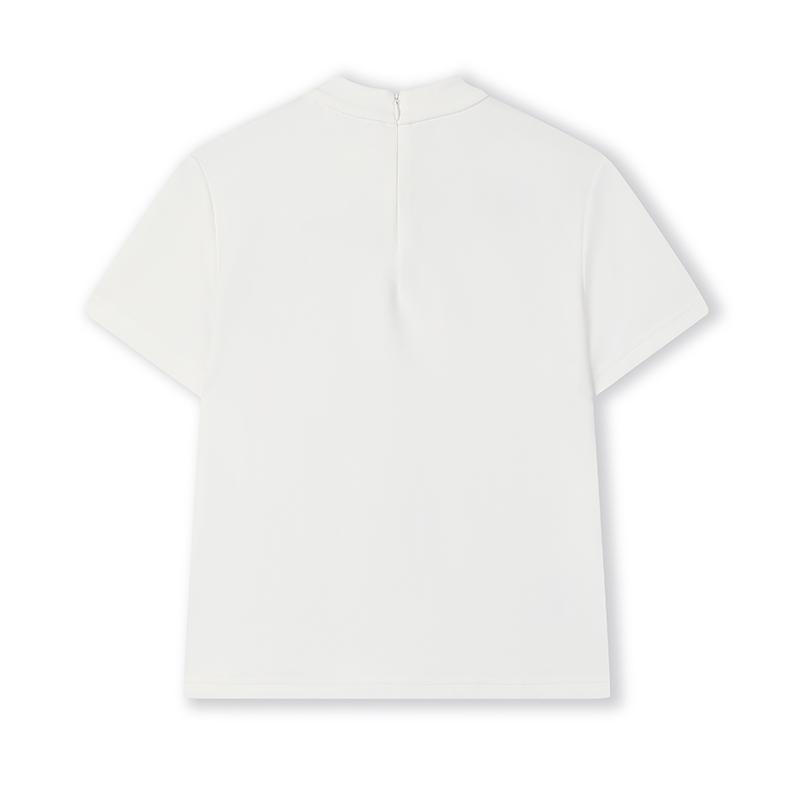 New FILA MILANO Collection T-Shirt Women's Cloud White F11W515102F-WT