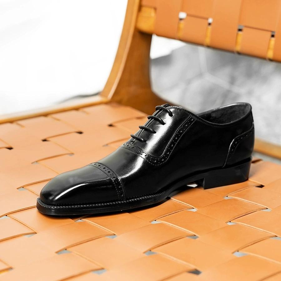 Modă Lux Italiană Pantofi Bărbați Rochie de Nuntă Piele Naturală Făcuți Manual Brogue Wingtip Pantofi Oxford Negru Cafea Pantofi Formali pentru Bărbați