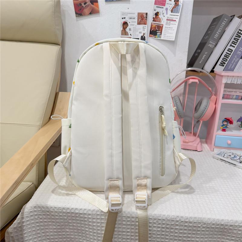 Star Print Large Capacity Backpack Commuter Lightweight Backpack
