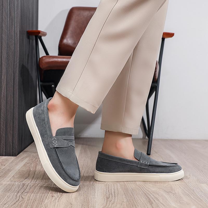 Fashion All-match Loafers Fashion Walking Shoes Soft Sole Slip on Flats Leisure Walk Moccasins Sneakers New Handmade Mens Casual Shoes