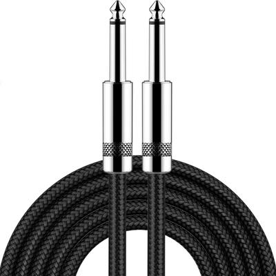 Guitar Shield Guitar Cable Length Type Plug Bass Shield Heavy Duty Nylon Break Resistant Musical Instrument Cable Compatible with 1.8m S-S