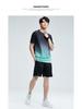 Unisex Quick-Dry Ice Silk Sports Set - Short Sleeve & Plus Size for Outdoor Running