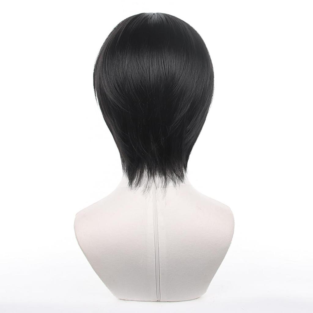 Hirofumi Yoshida Cosplay Wig, Heat-Resistant Wig with Wig Net, Perfect for Christmas, Halloween, Parties, Cultural Festivals, School Festivals, and Ph