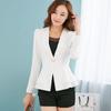 Ufficio Donna Elegante Moda Skinny Patchwork Monocolore Bottone Tacca Volant Blazer Sottile Primavera Estate Donna