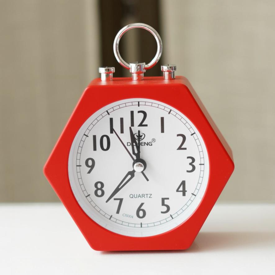 Creative Mute Cute Alarm Clock Student Simple Dormitory Desktop Bedside Bedroom Clock Children Alarm Clock