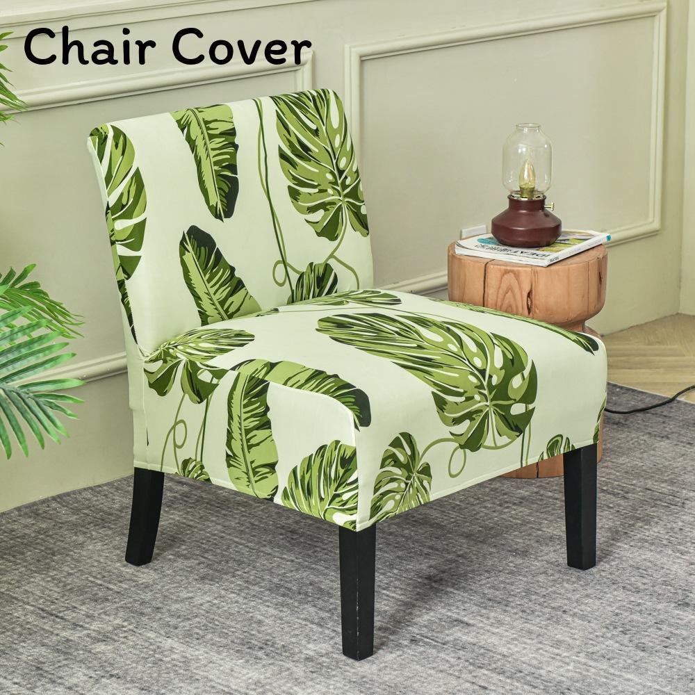 Fat Head Chair Cover No Armrest Fabric Protector With Non Slip And Dustproof For Home Dining Decor