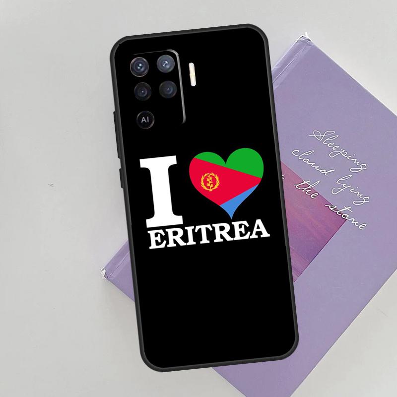 Eritrea Flag Phone Case For Oppo A96 A76 A16 A74 A53 A54 A94 A15 A17 A52 A72 A57S A58 A78 A98 A79 Cover