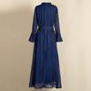 2025 Middle Eastern Muslim Women's Embroidered Dress - New Arabic Dubai Style Robe
