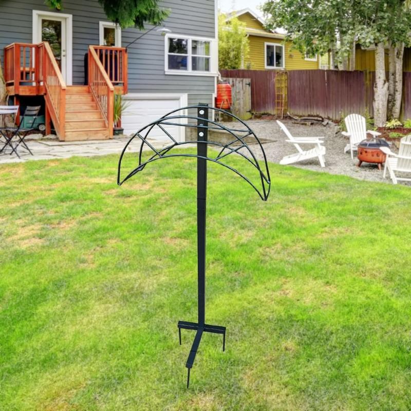 Trädgårdsslanghållare Bärbar slangkrok för trädgårdskran Vattningsslangorganisatör för slangtillbehör Förvaringsställ Stående