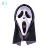 Realistyczny film Straszny duch Maska Halloween Straszna maska diabła Trzymaj język na zewnątrz Kask Horror Demon Cosplay Party Kostium Rekwizyty