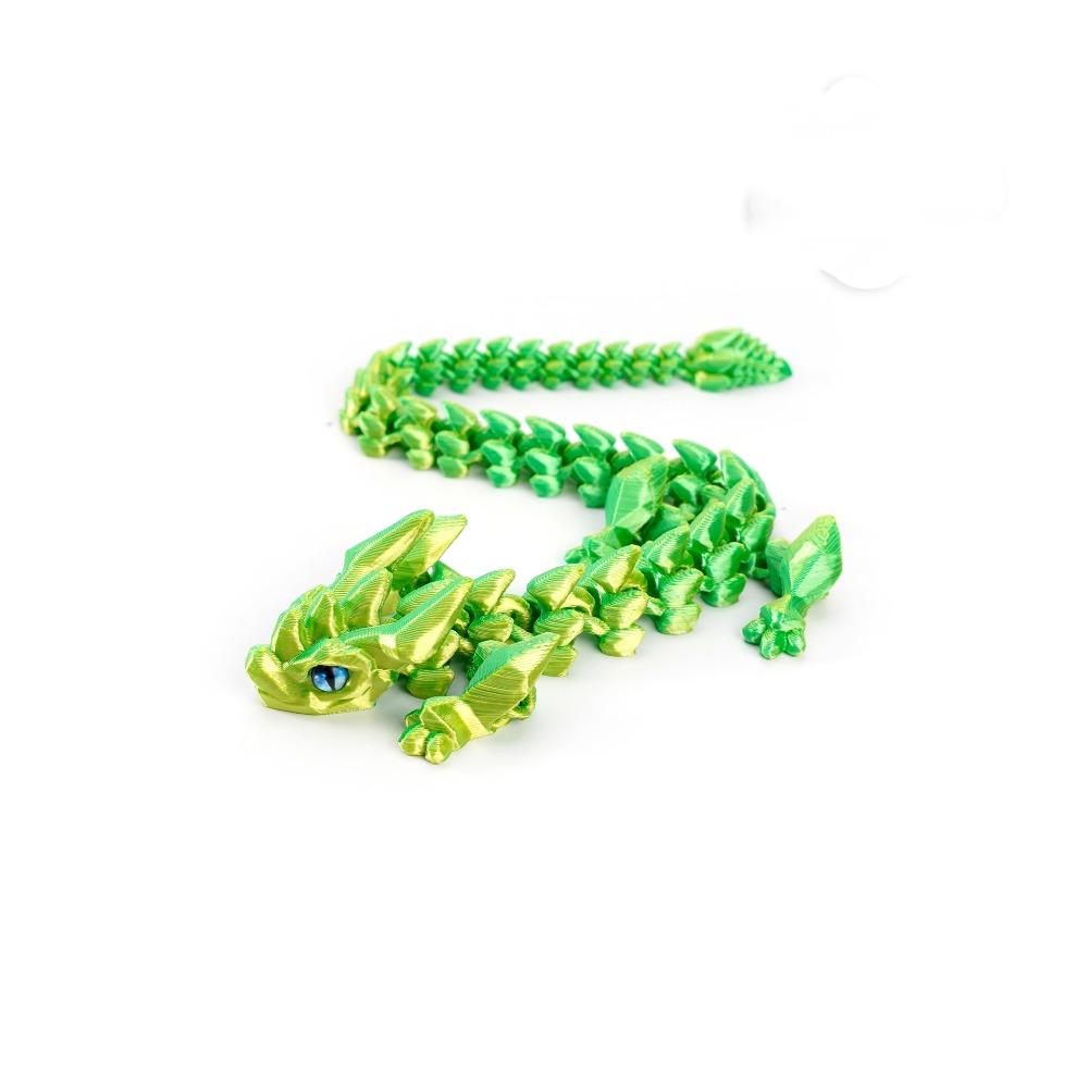 

6 цветов Дракон Настольные украшения PLA пластик Шарнирная игрушка-непоседа Детская игрушка зелёный